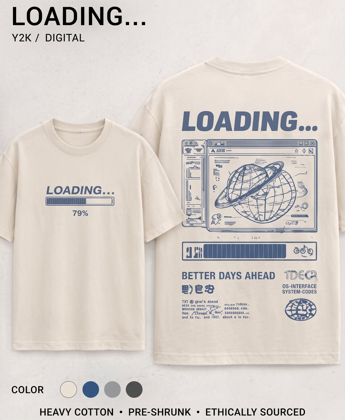 Loading... Y2K Digital T-Shirt